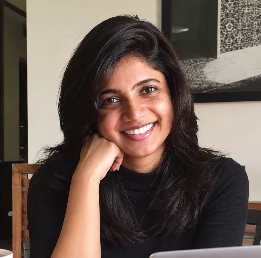 Portrait of Vindhya Umapathy, Design Strategist, Educator, Facilitator